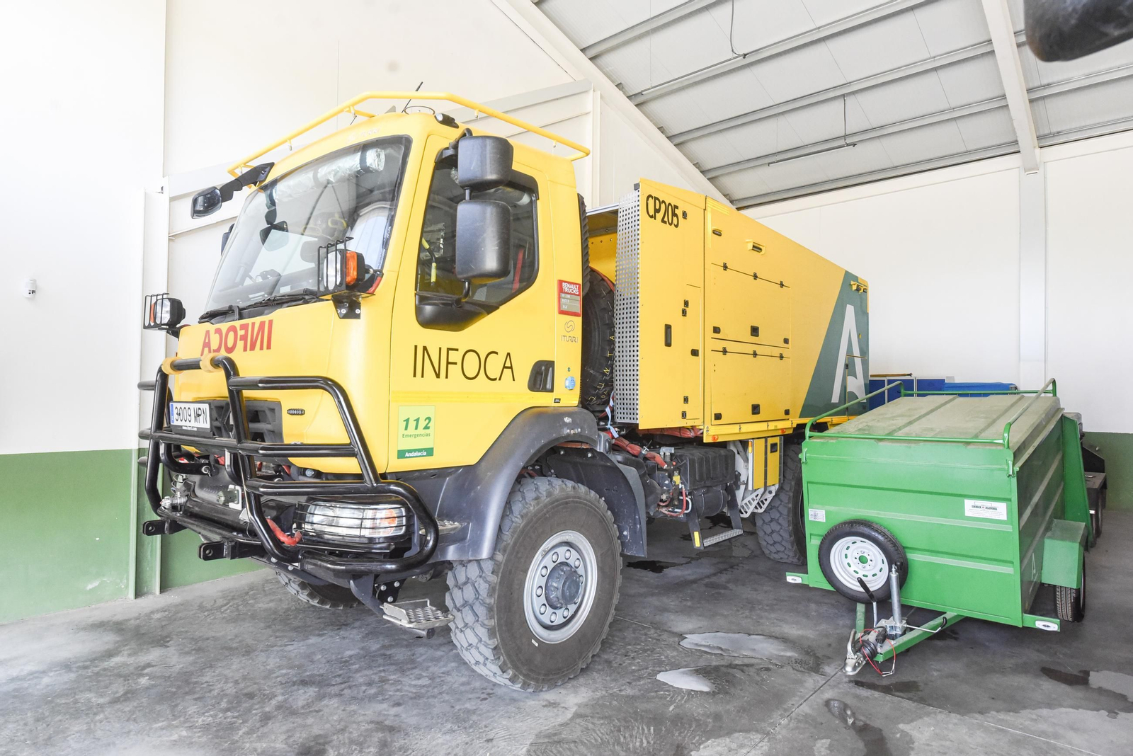 El Centro Operativo Provincial de Infoca en Los Villares, en imágenes