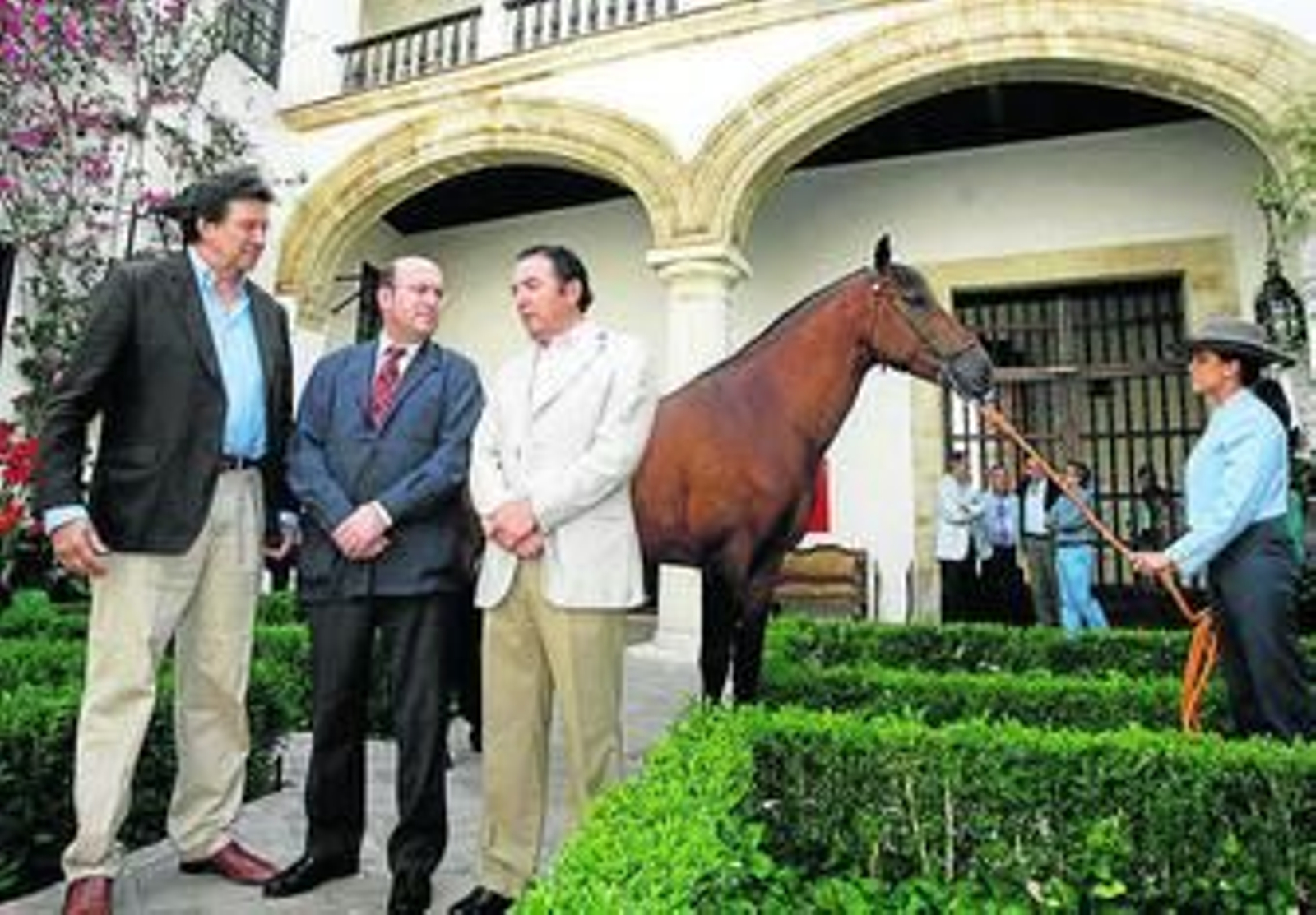 Agüera, Navas y Ramírez, ayer en la presentación del proyecto.