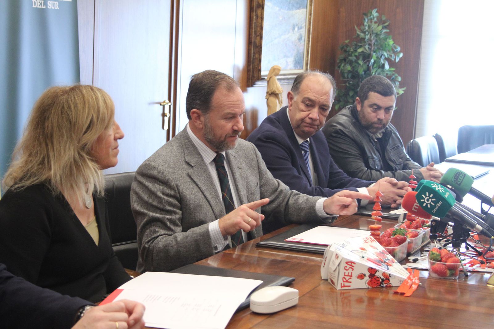 Felisa Gimeno, José Luis García-Palacios, Juan Carlos Moral y Antonio Gemio.