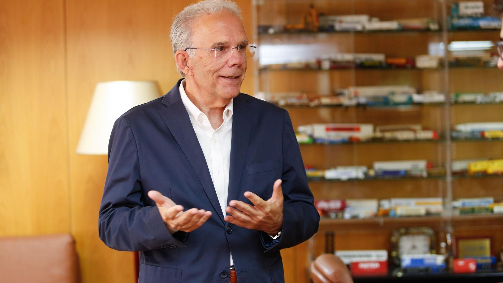Fernando Partida, director general de la empresa, durante la entrevista