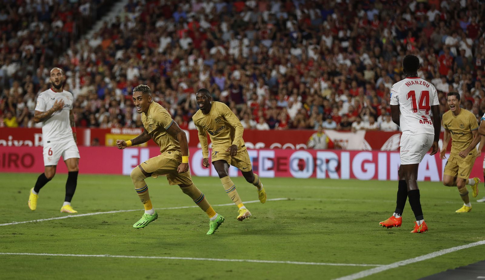 Las imágenes del Sevilla-Barcelona