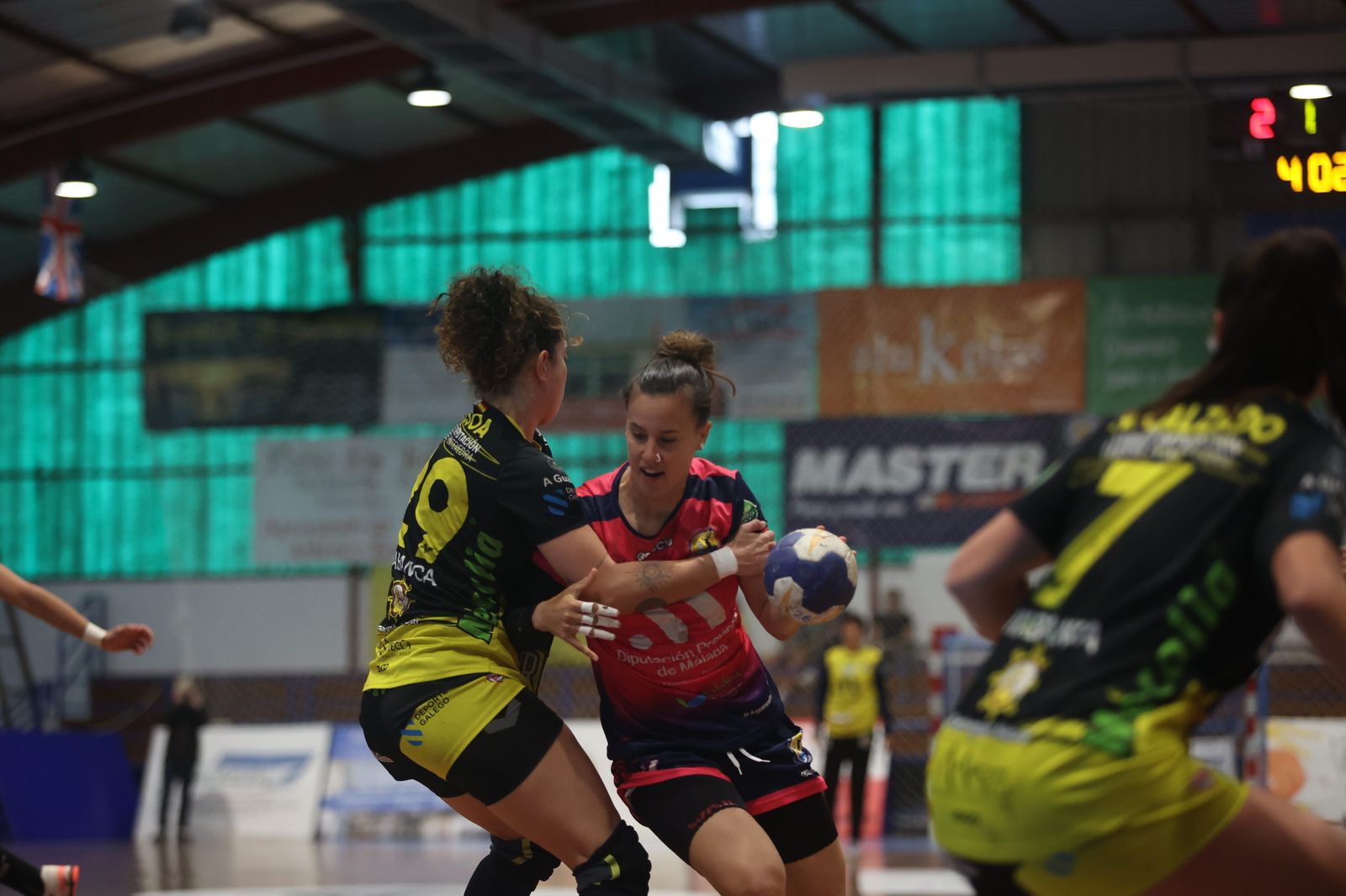 Silvia Arderius, en un momento del partido.