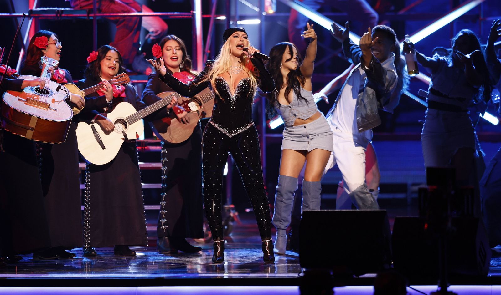 La alfombra roja de los Grammy latinos