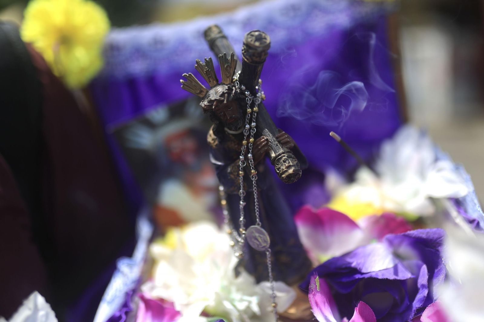 El Cristo Negro de Portobelo es venerado por sus milagros en Panamá