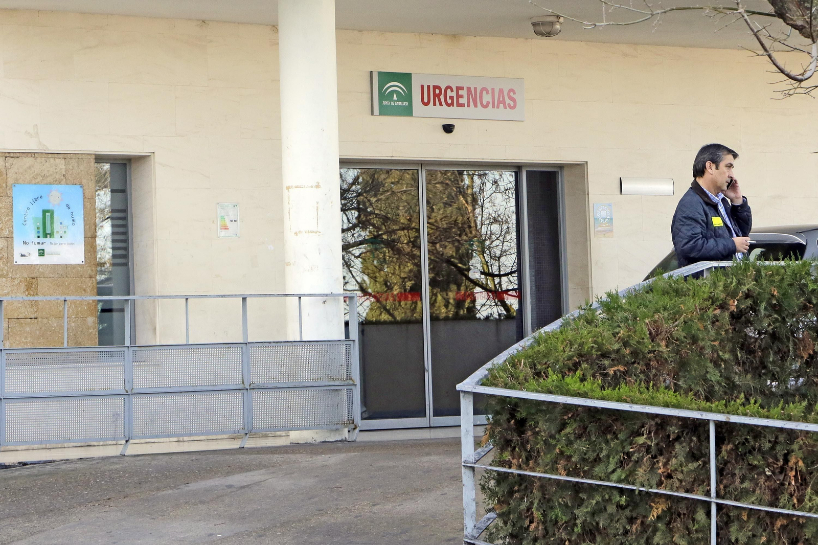 Imagen del acceso al servicio de Urgencias del hospital. Imagen del acceso al servicio de Urgencias del hospital.