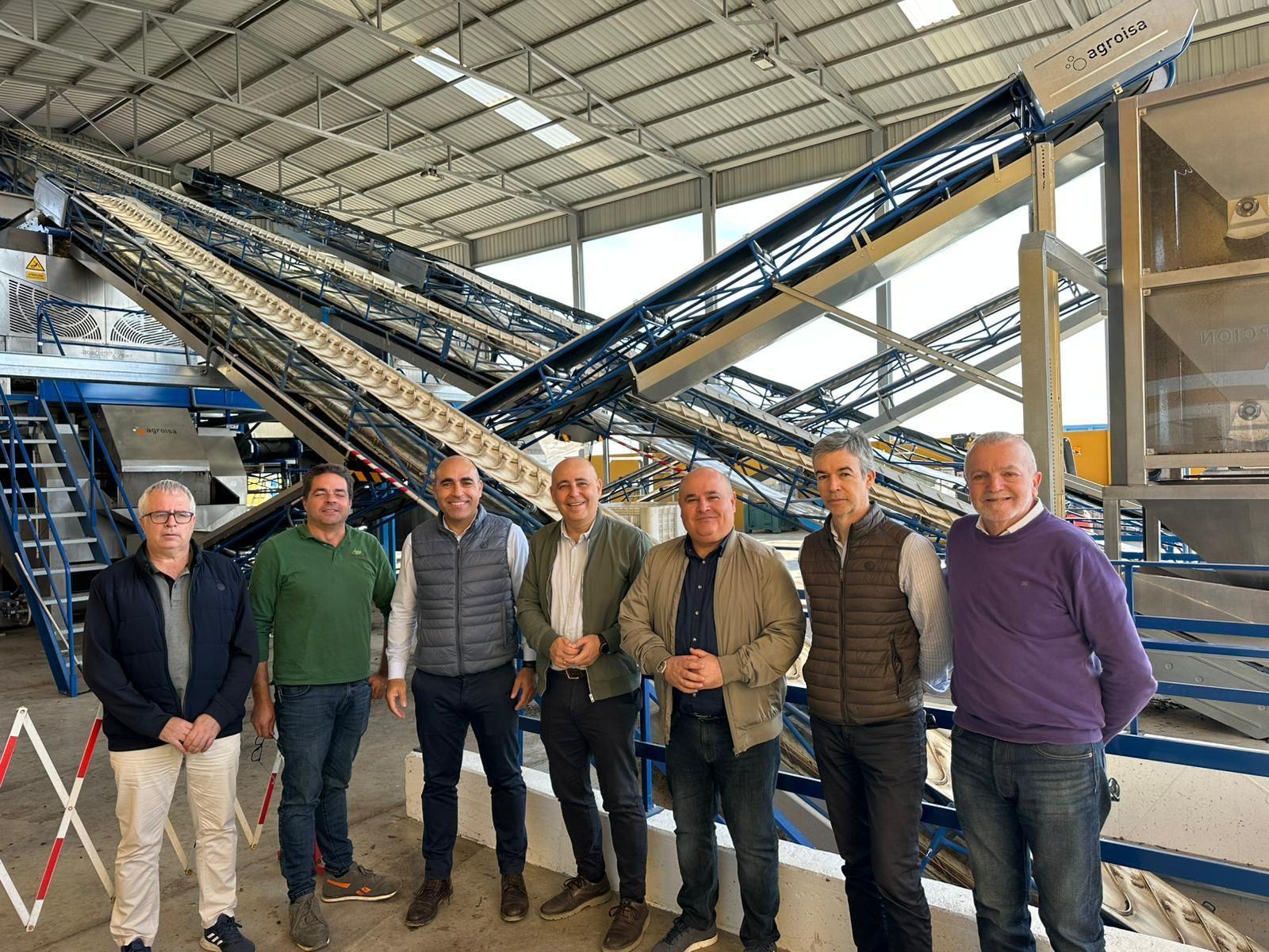 Visita institucional a la empresa huercalense Óleo Jarico.