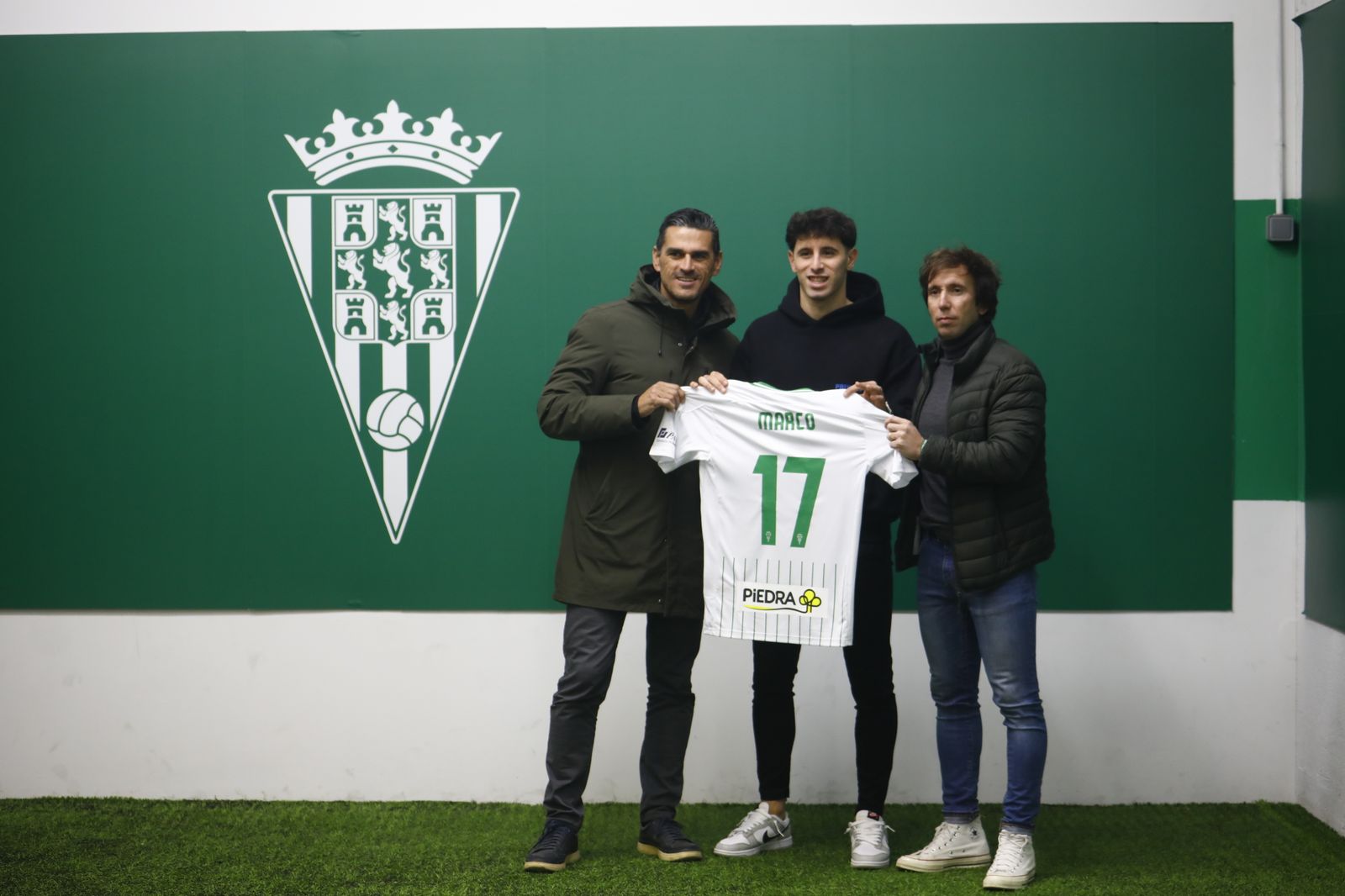 La presentación de Marco Camus en el Córdoba CF, en imágenes