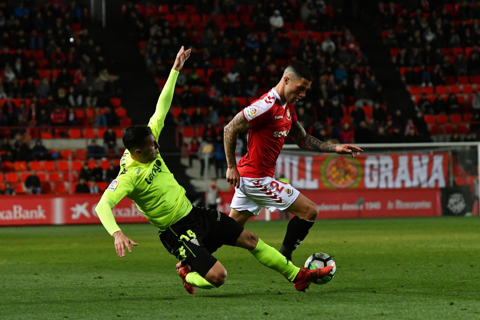 Las imágenes del Nàstic-Córdoba