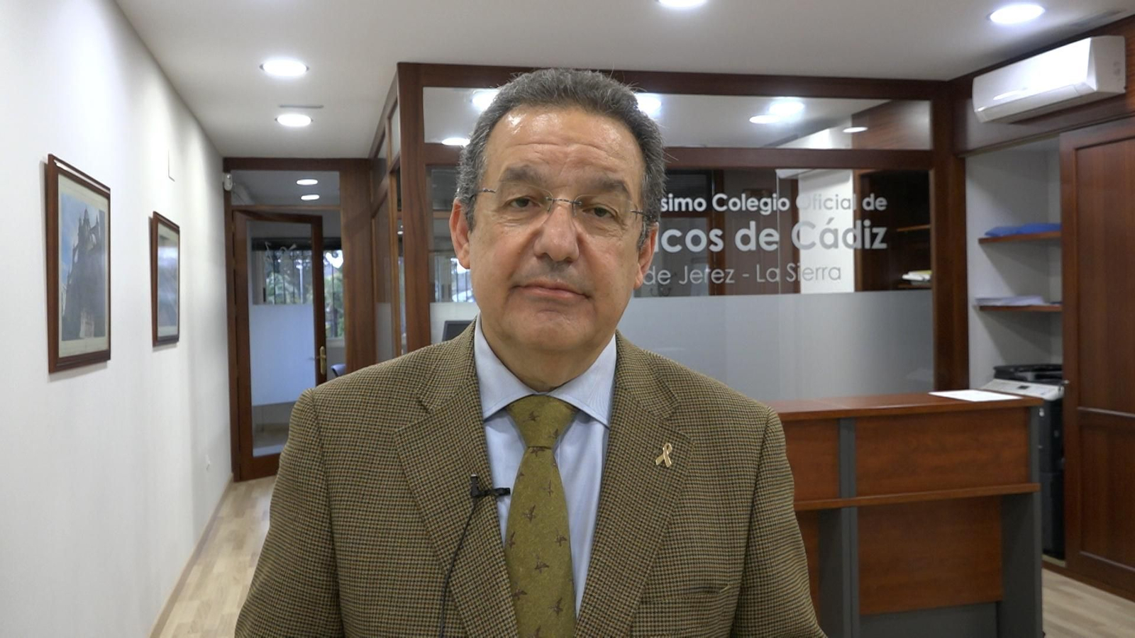 Gaspar Garrote, secretario general del Colegio de Médicos de la provincia de Cádiz.