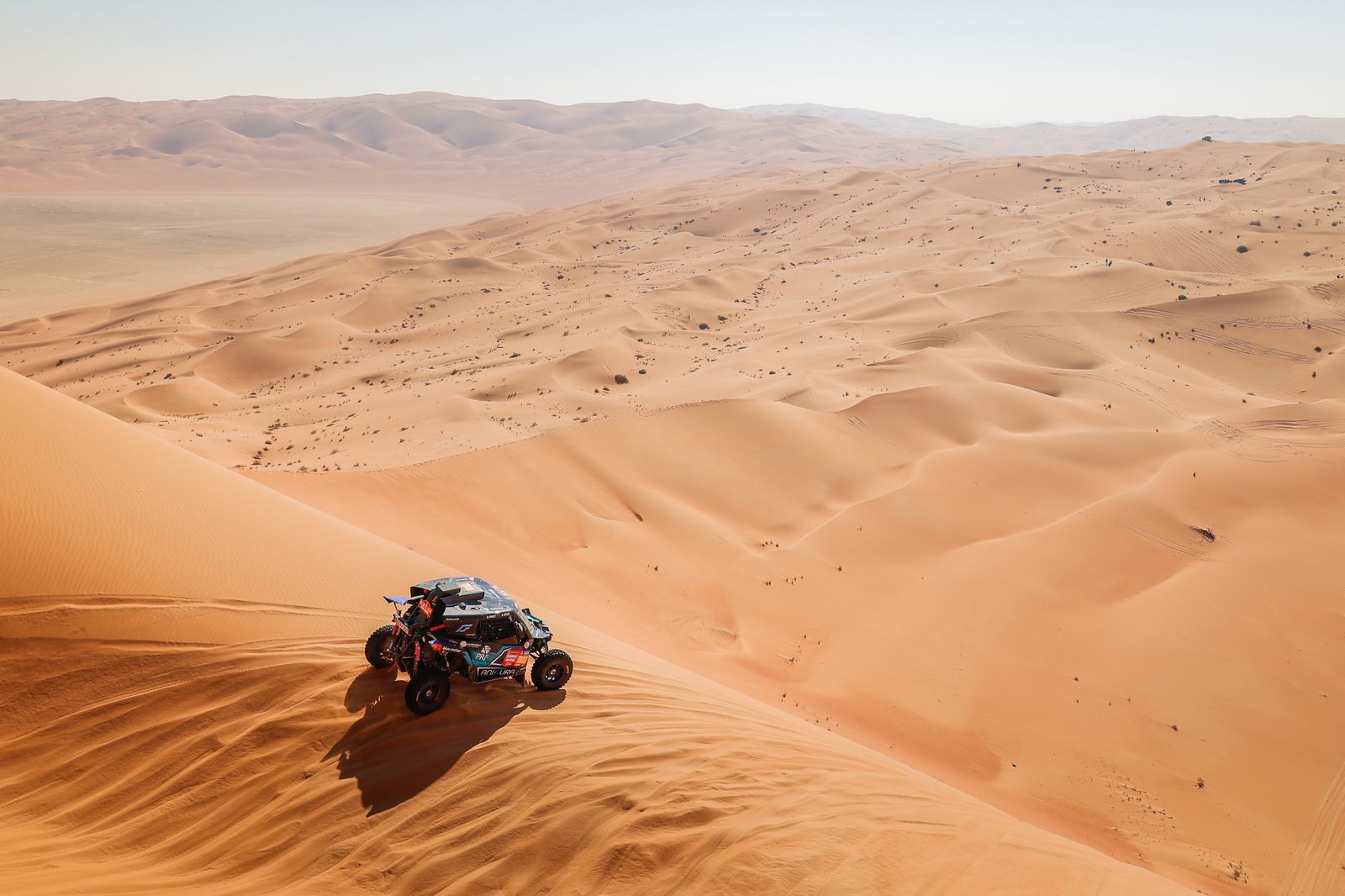Las mejores fotos del Dakar por las dunas