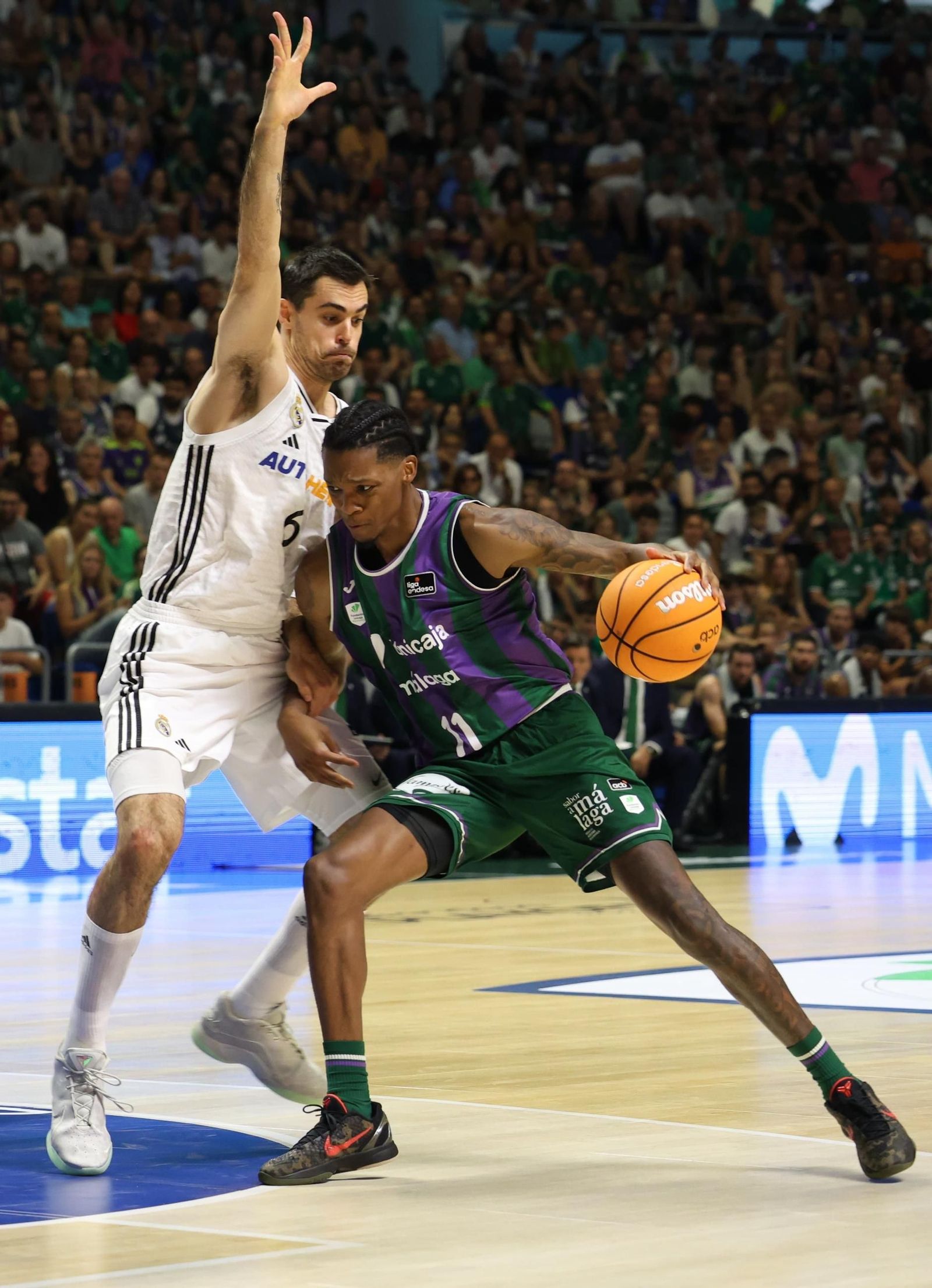 El Unicaja-Real Madrid, en fotos