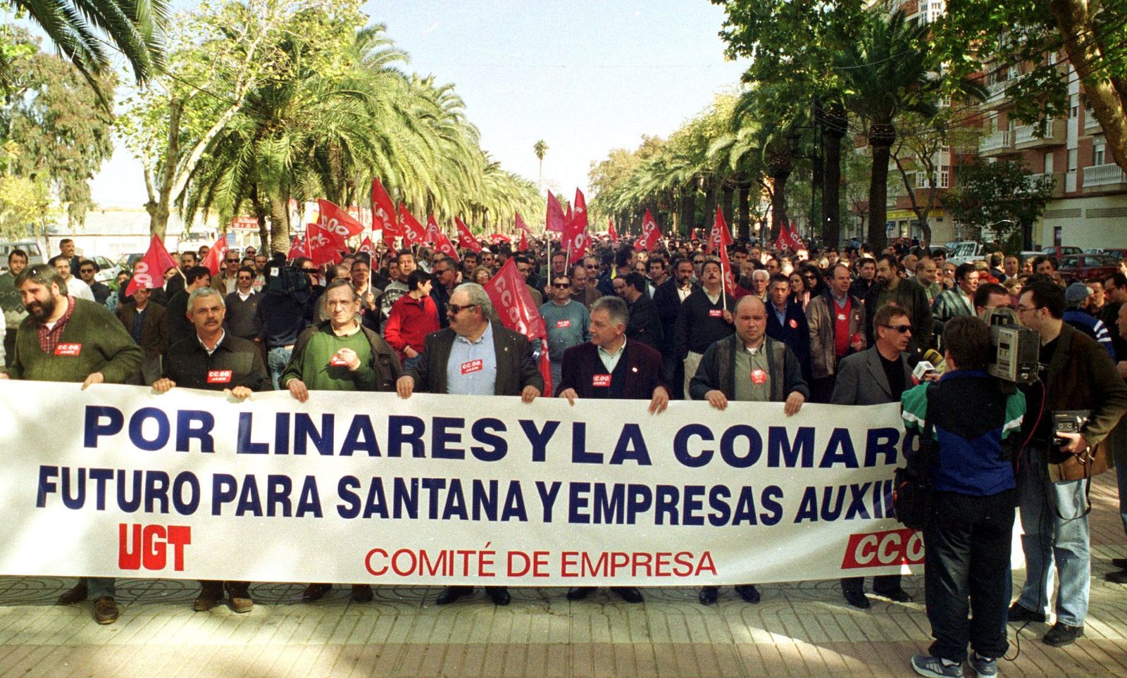 Linares ha salido a la calle reivindicando futuro para la ciudad en numerosas ocasiones.