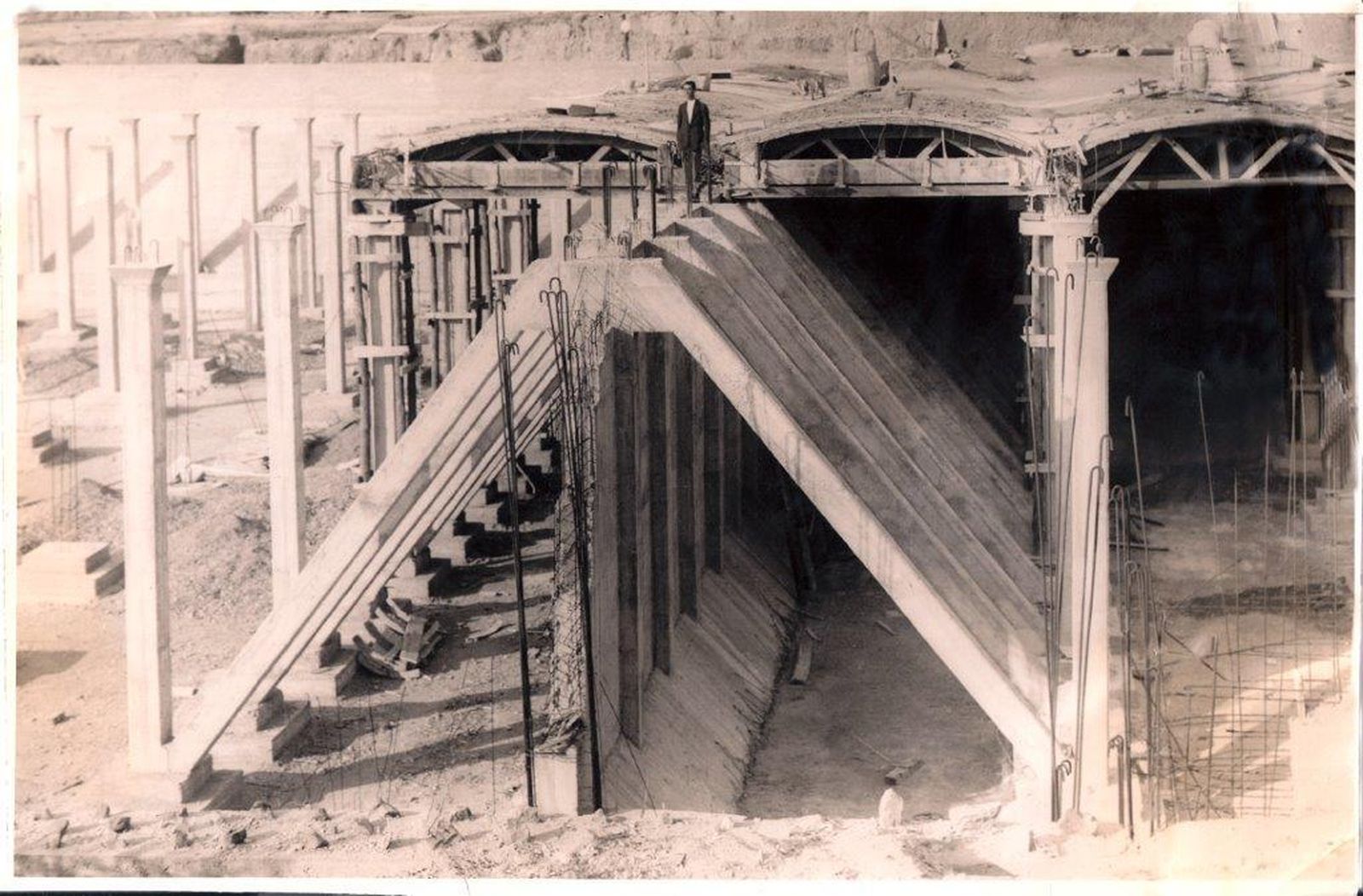 Así es el depósito de agua de Olletas, en Málaga, construido en 1930