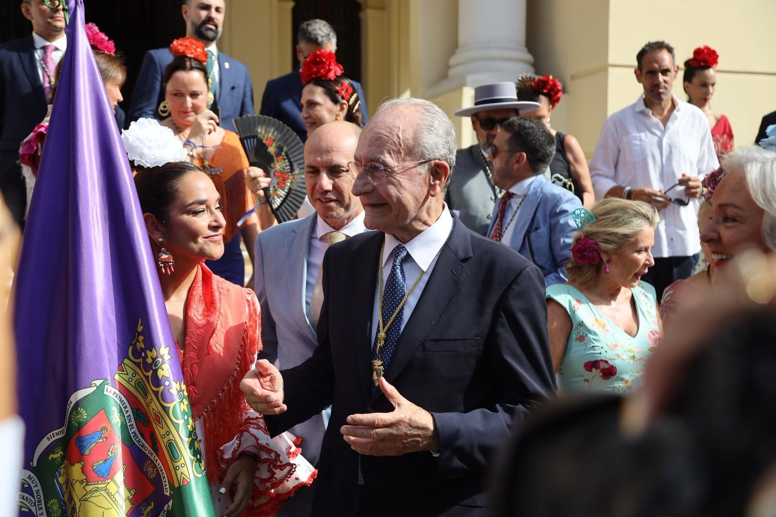 La Romería al Santuario de la Victoria que inicia la Feria de Málaga, en fotos
