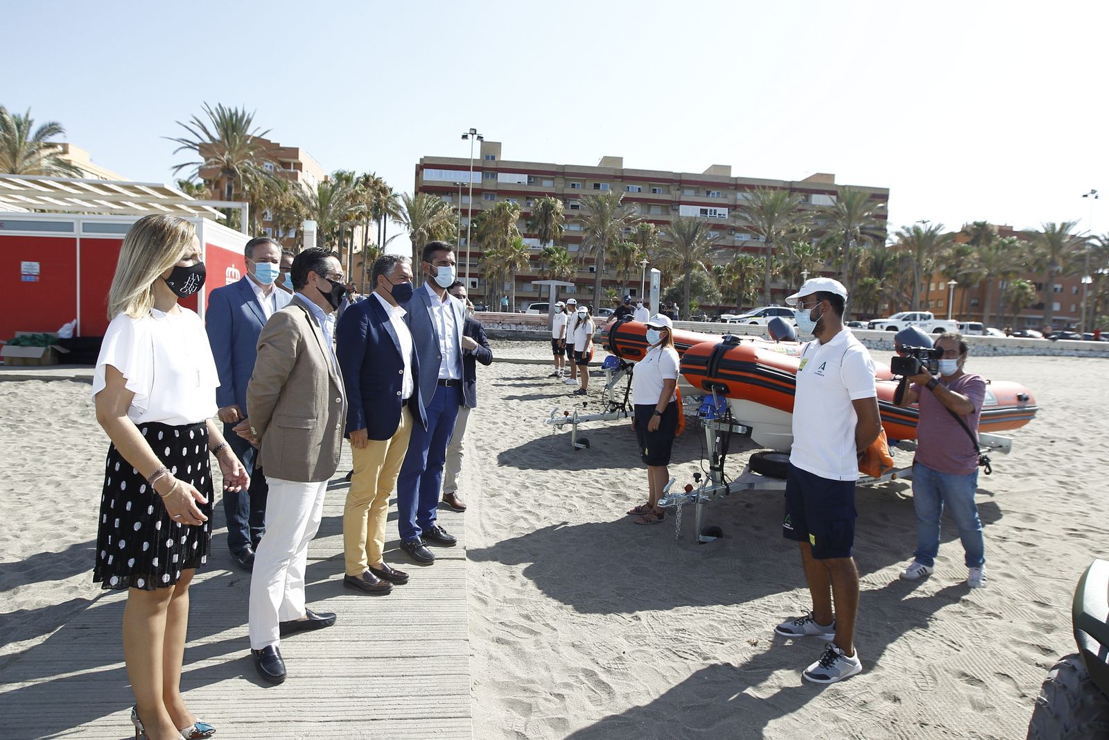 Presentación de vehículos para vigilancia de las playas. Almería
