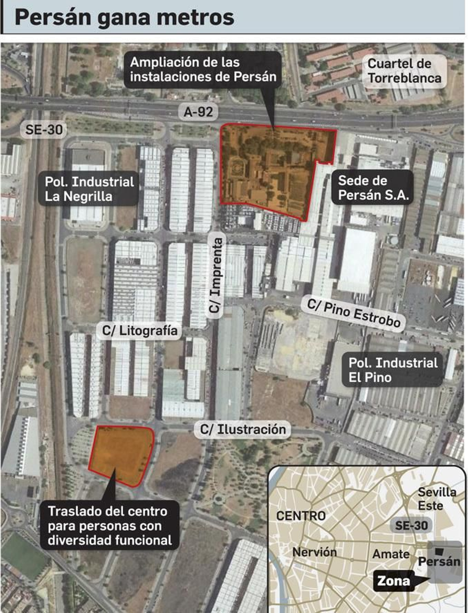 Persán ganan metros