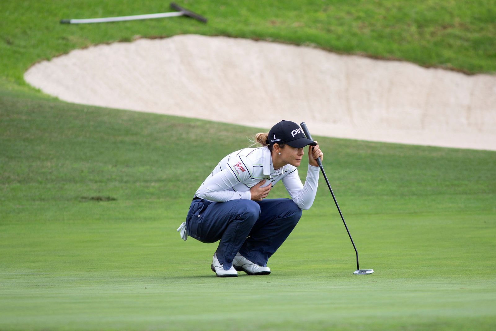 Azahara Muñoz, en el pasado Open de España.
