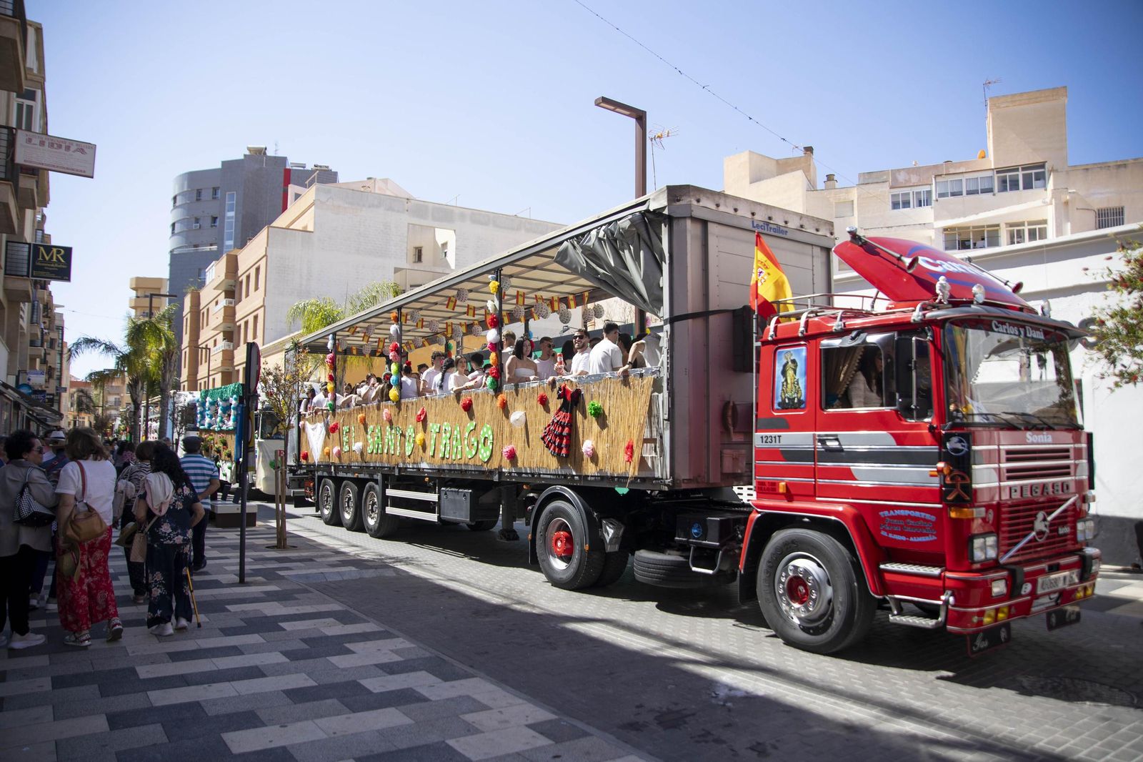 Las imágnes de la misa y procesión en honor a San Marcos en El Ejido