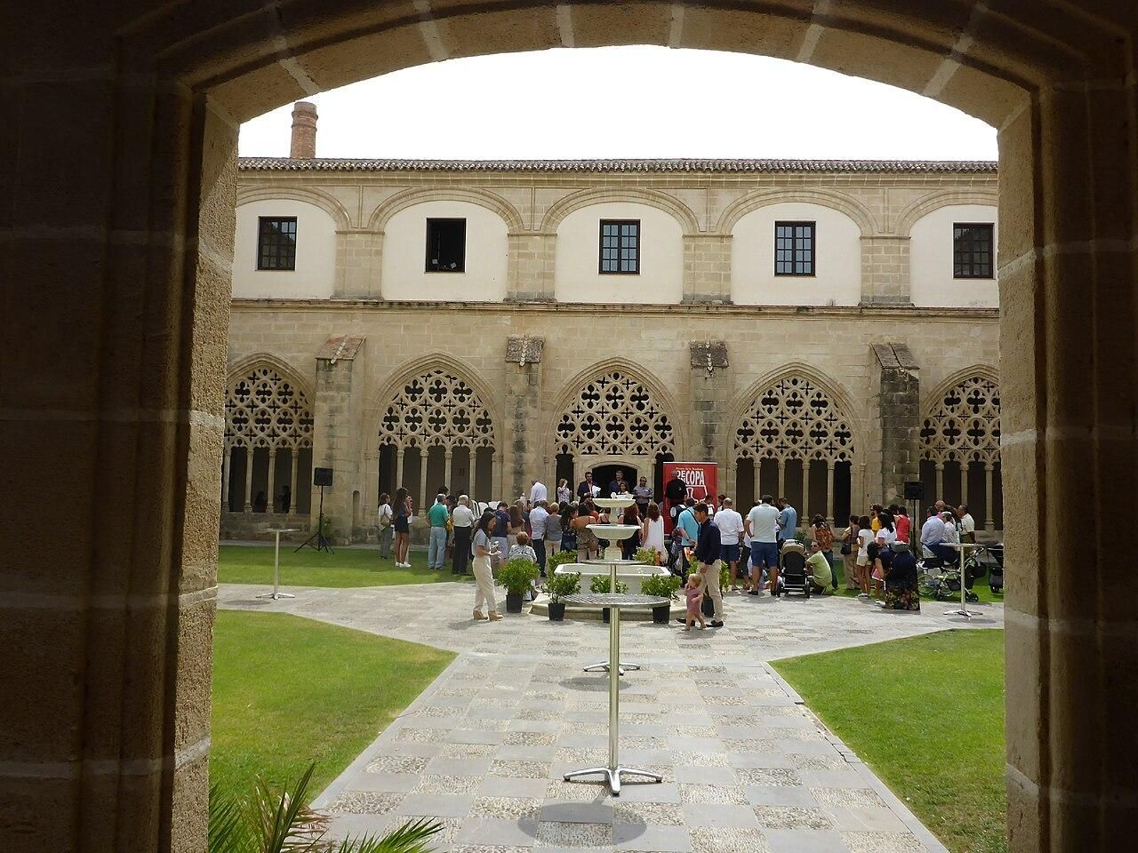 Uno de los eventos que ha tenido lugar en los Claustros de Santo Domingo, en Jerez.