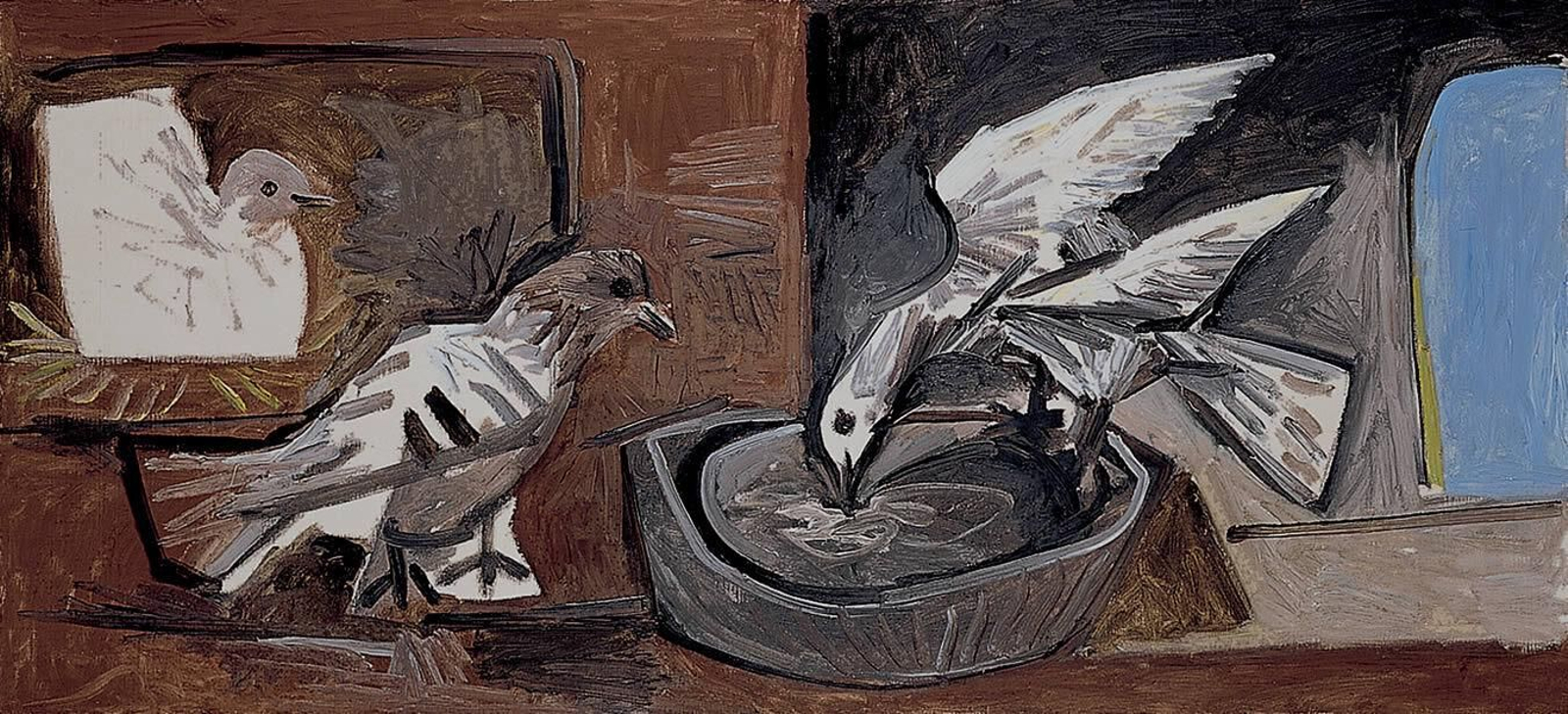 'Tres palomas', Pablo Picasso 1960.