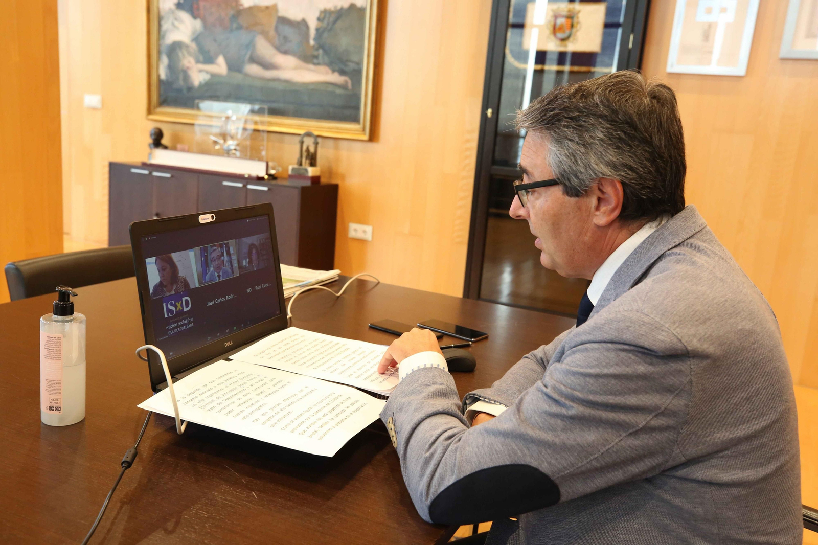 Francisco Salado, presidente de la Diputación de Málaga, durante la inauguración del congreso. Francisco Salado, presidente de la Diputación de Málaga, durante la inauguración del congreso.