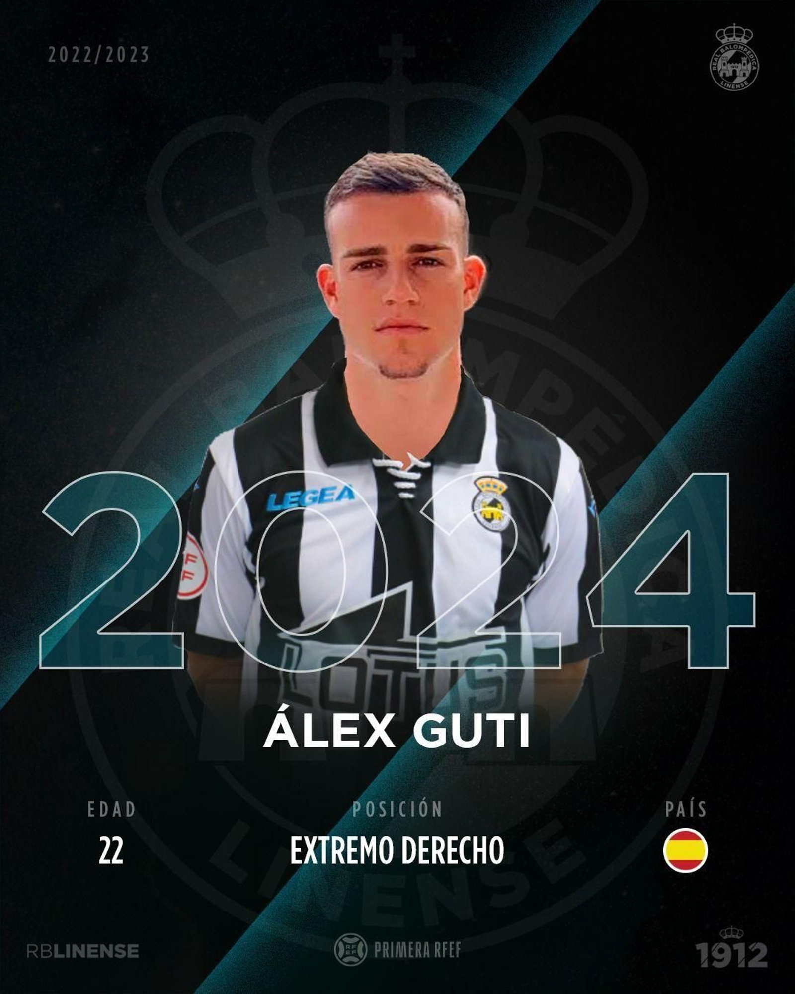 El anuncio del fichaje de Álex Guti por la Real Balompédica