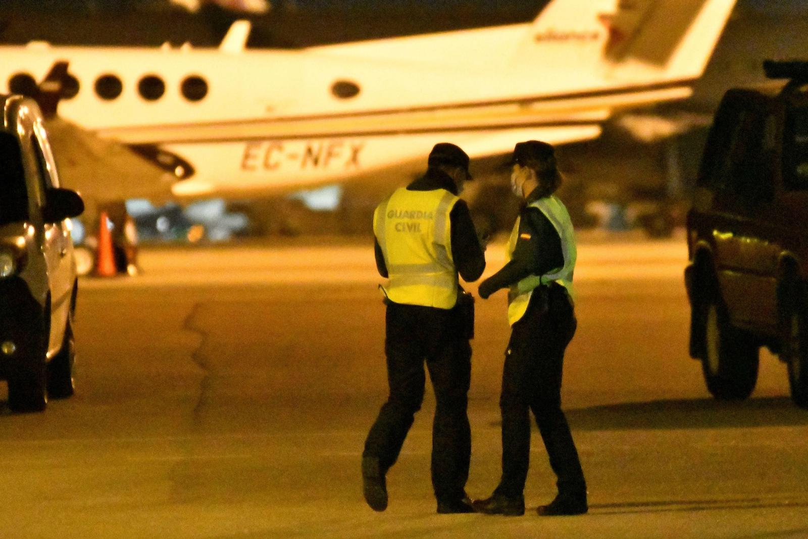La Guardia Civil cerró el Aeropuerto de Palma de Mallorca