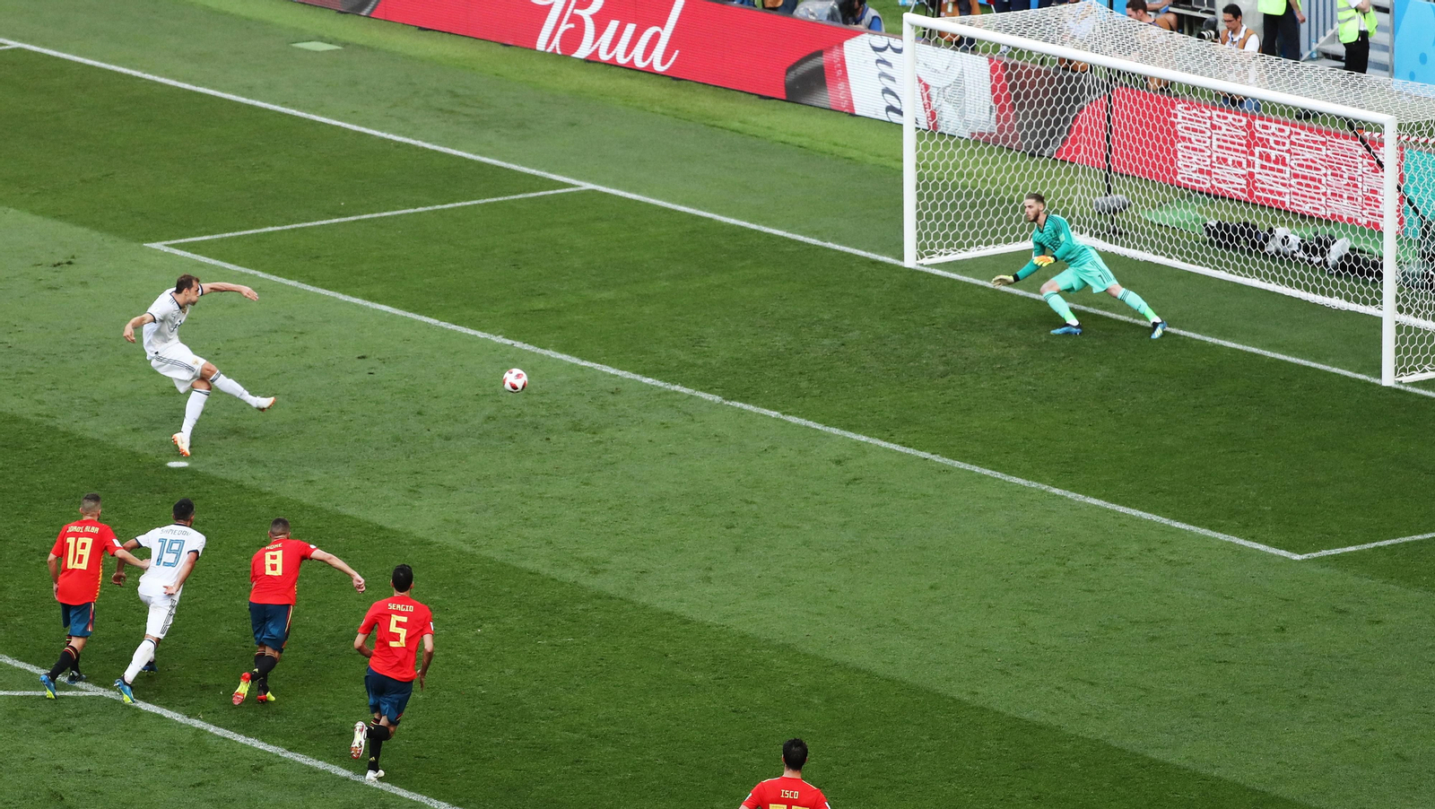 Las imágenes del España-Rusia