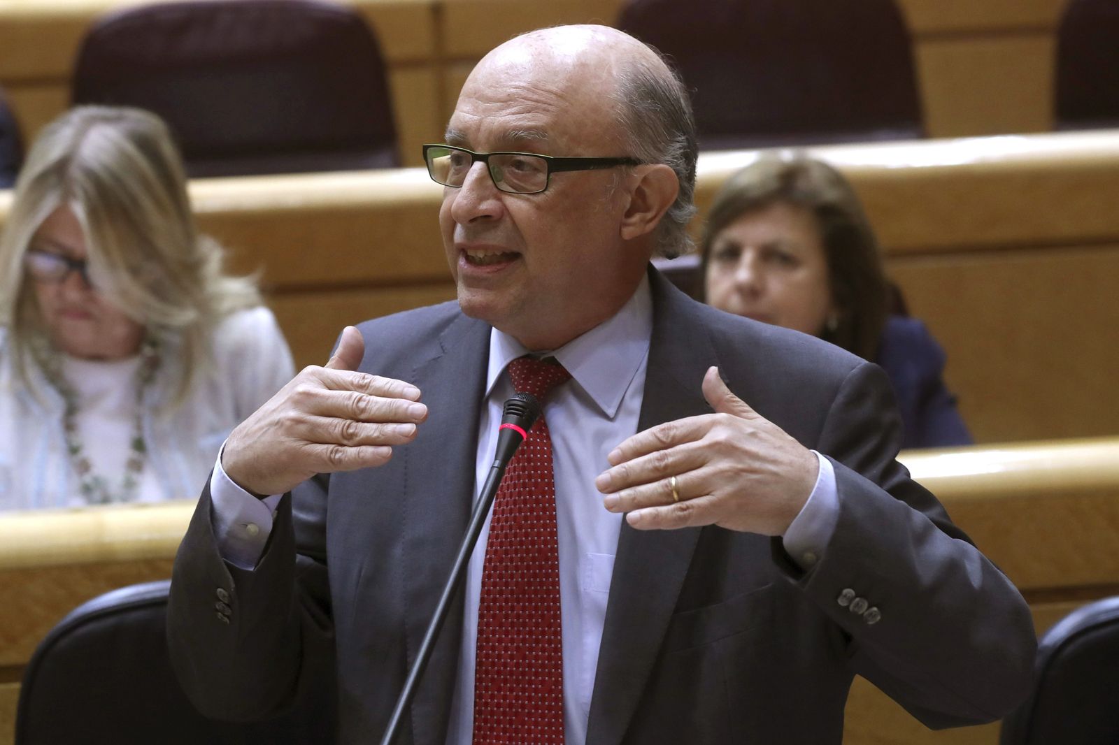 Cristóbal Montoro, en el Congreso.