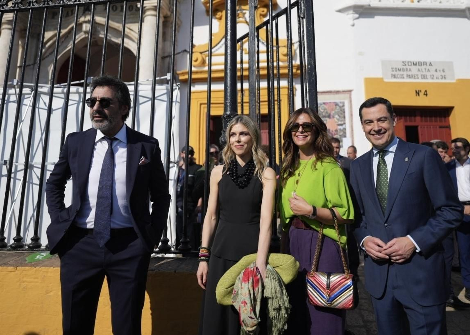 Juan del Val, Manuela Villena, Nuria Roca y Juanma Moreno.