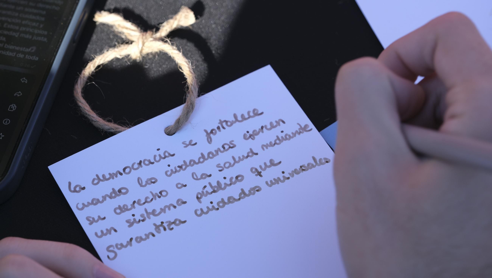 El árbol de la democracia de la Universidad de Almería, en imágenes