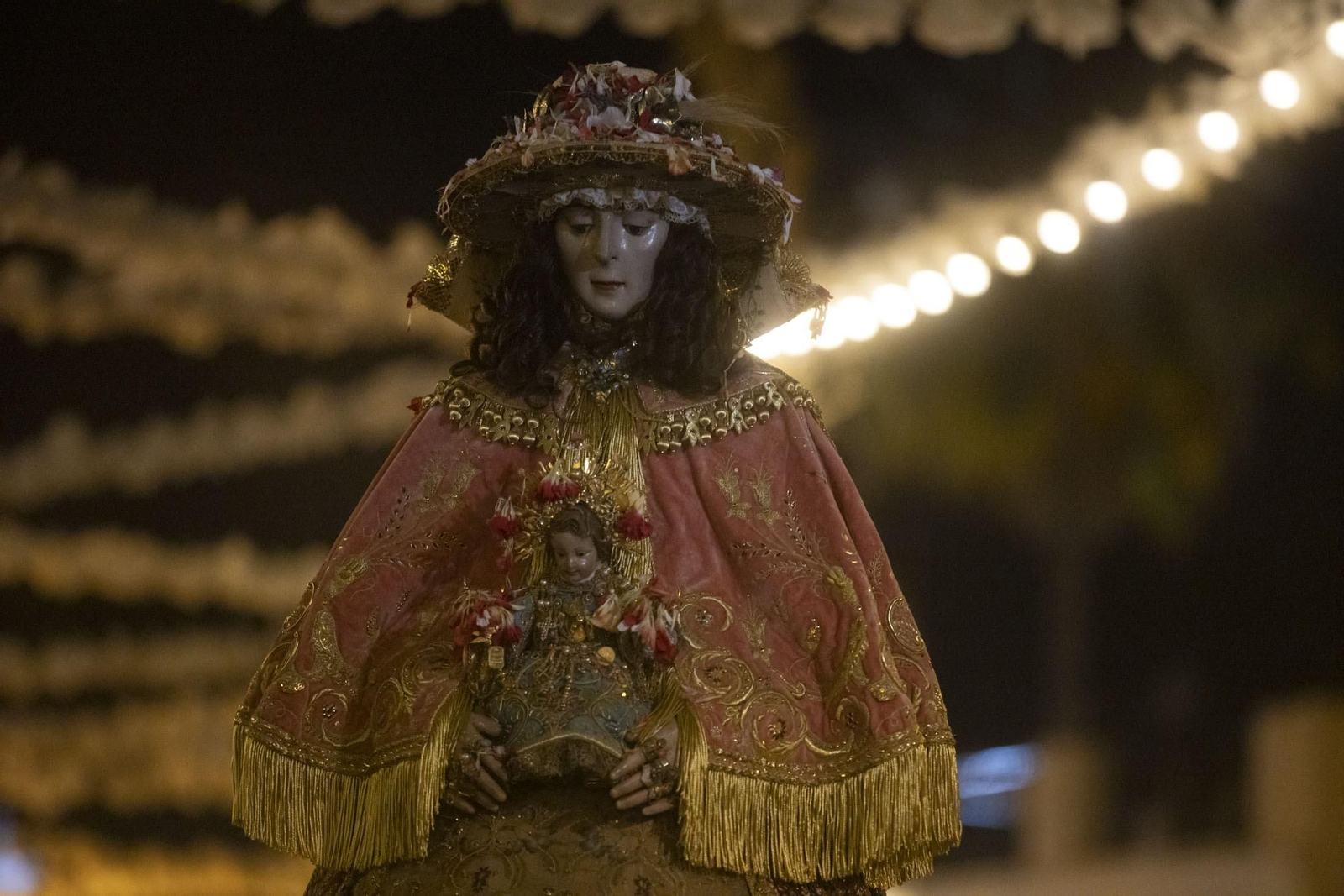 Imágenes del traslado de la Virgen del Rocío de Almonte hasta El Chaparral