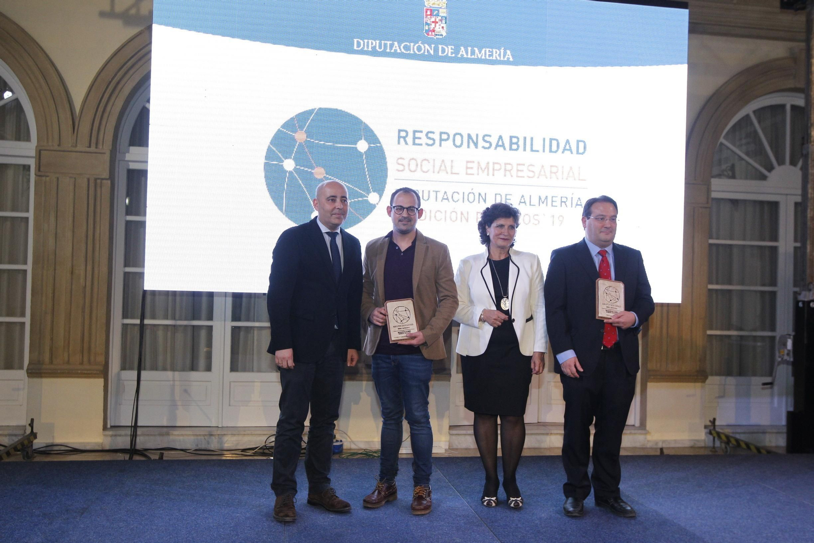 Fotogalería Premios Responsabilidad Social Empresarial 2019. Diputación de Almería