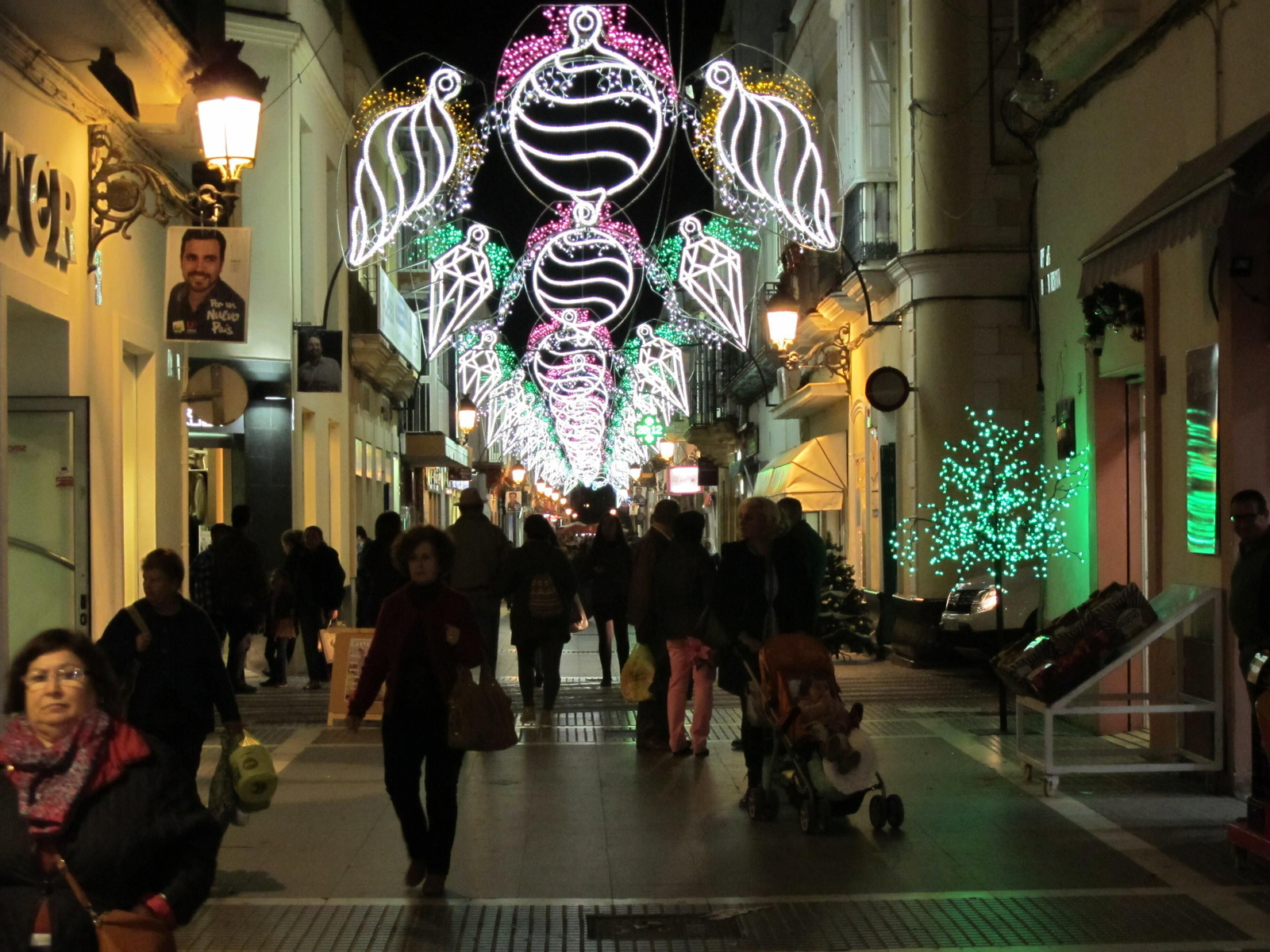 Alumbrado de Navidad en la calle De la Plaza