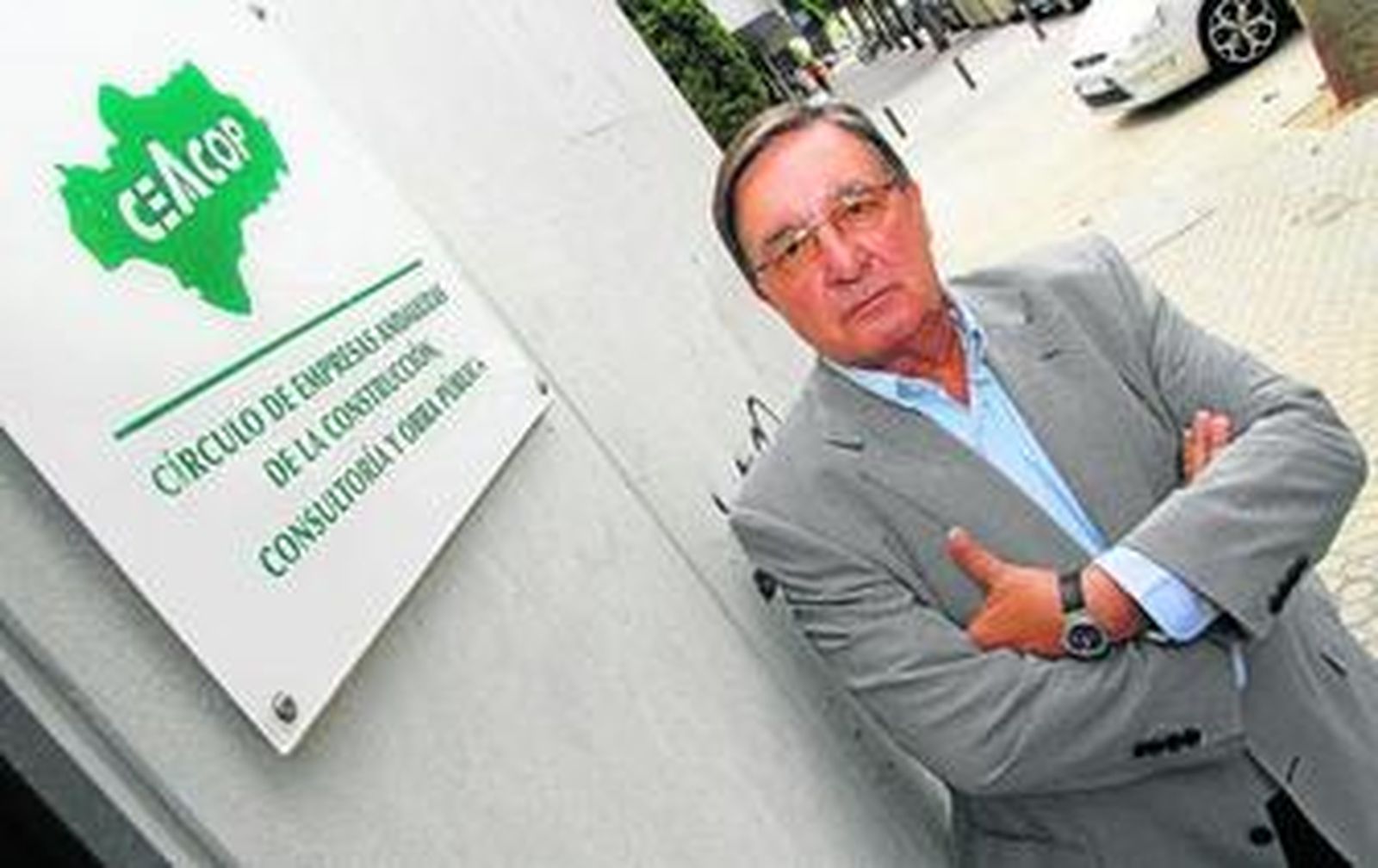 Enrique Figueroa, esta semana en la sede central de Ceaco, en Sevilla.