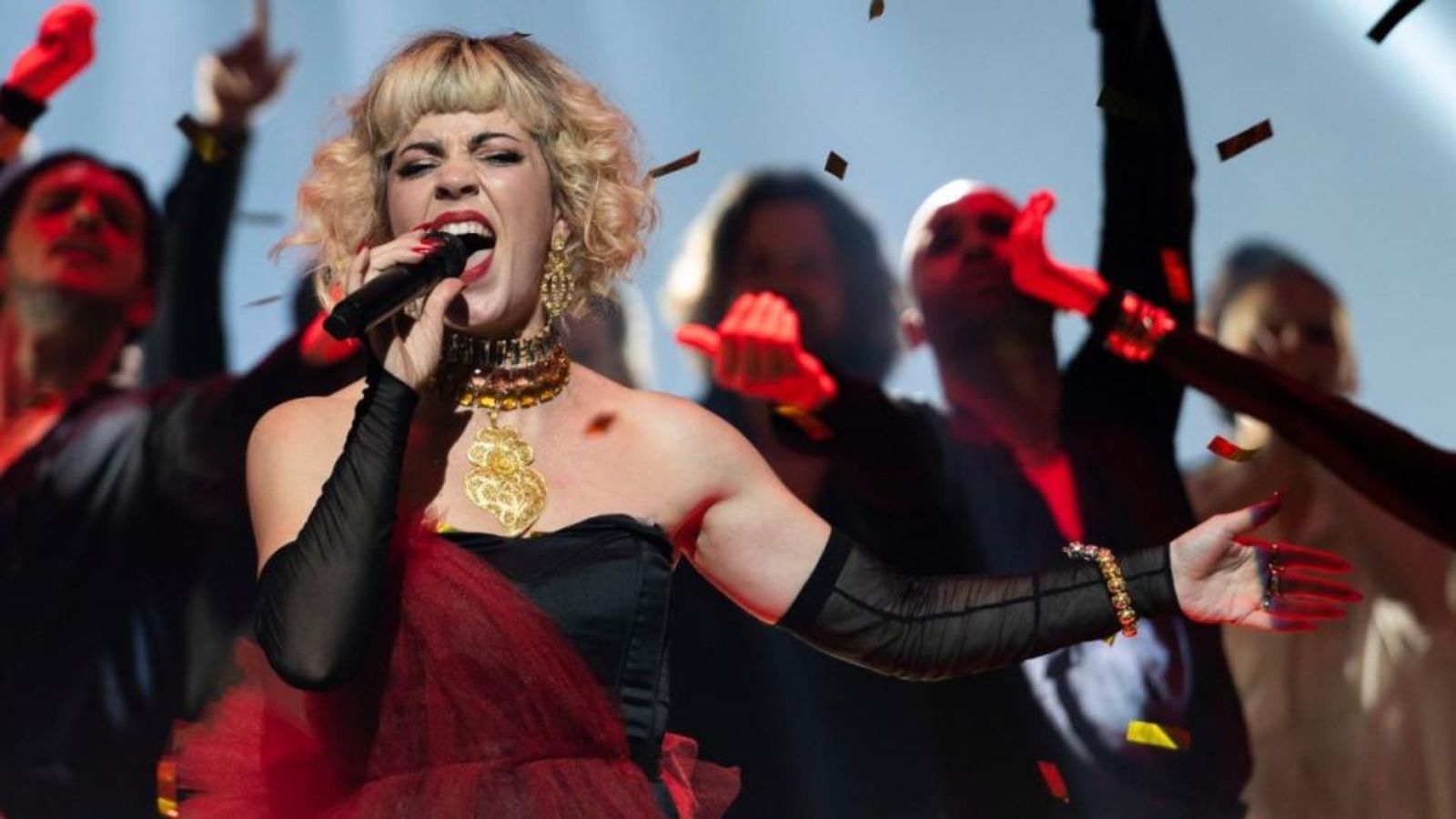 Mimicat, la representante de Portugal, que actúa esta noche