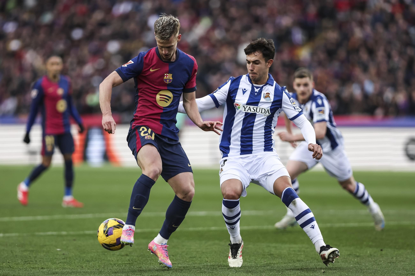 Las imágenes del Barcelona - Real Sociedad