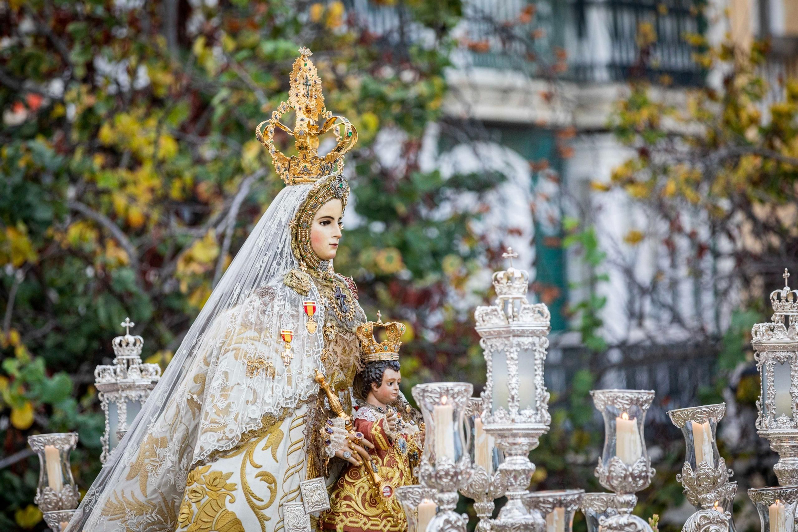 Las imágenes de la procesión de la Virgen del Rosario en Cádiz