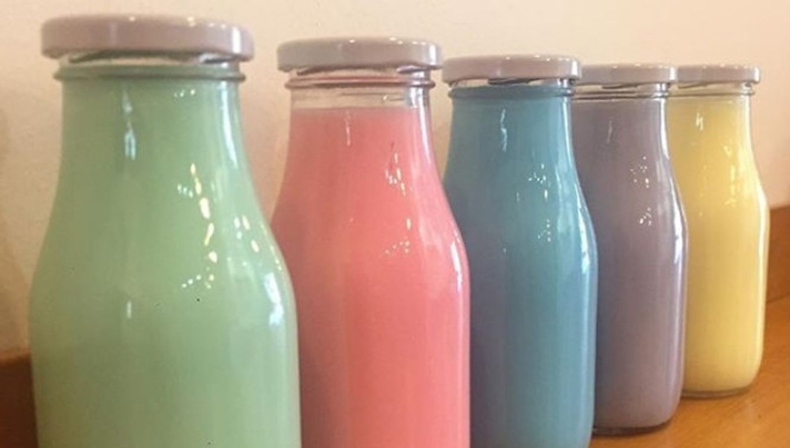 Las leches de colores de Crunch