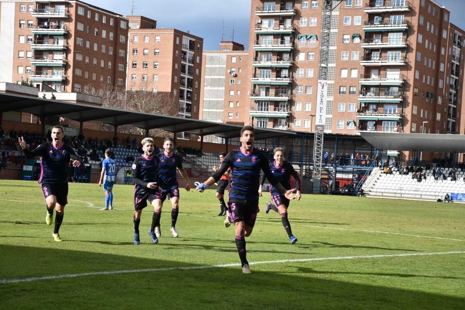 La última victoria del Recre fuera de casa llegó en enero en Talavera con un gol de Diego Jiménez.
