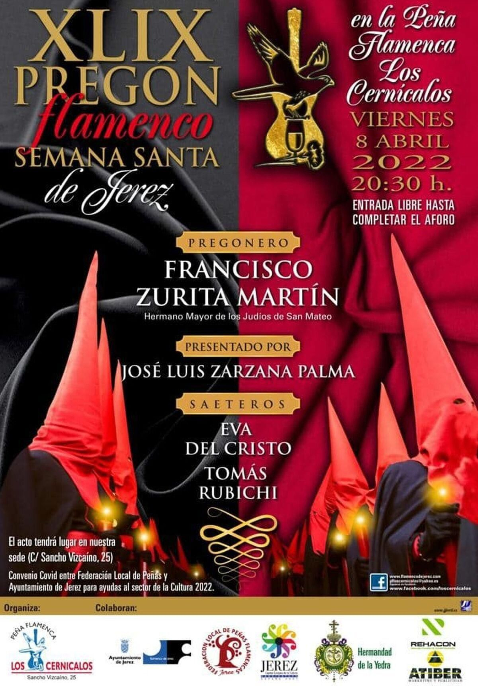 Pregón en la peña flamenca Los Cernícalos