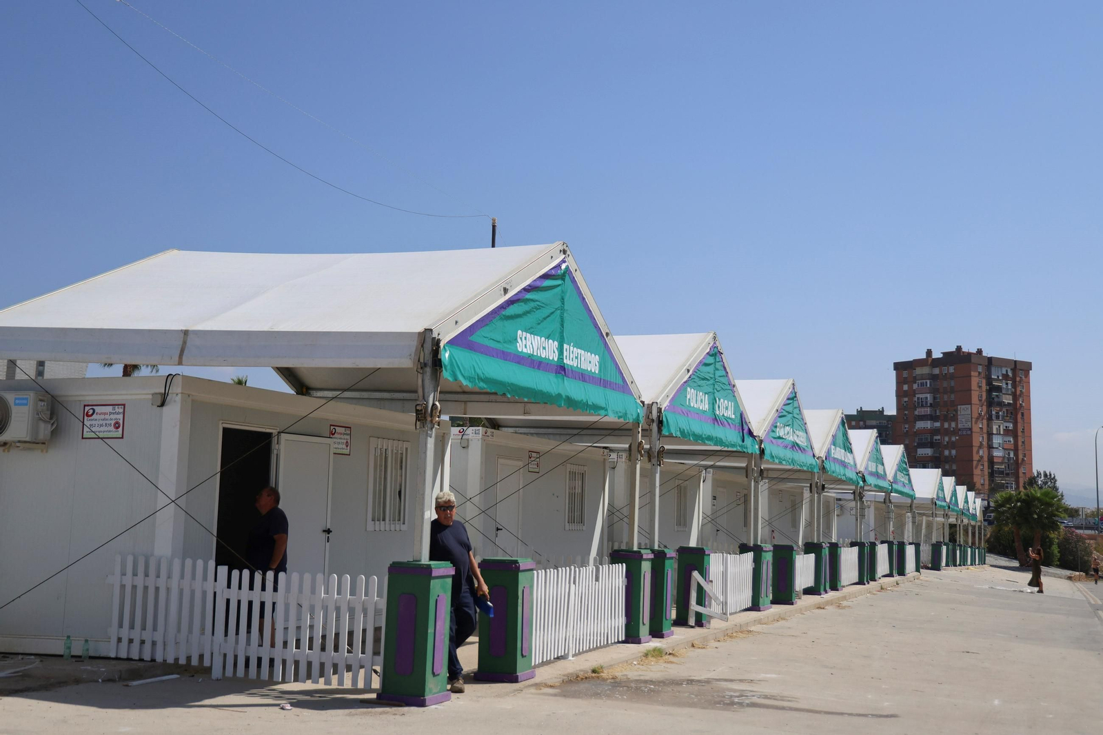 El Real de la Feria sigue preparándose para la semana grande de la ciudad