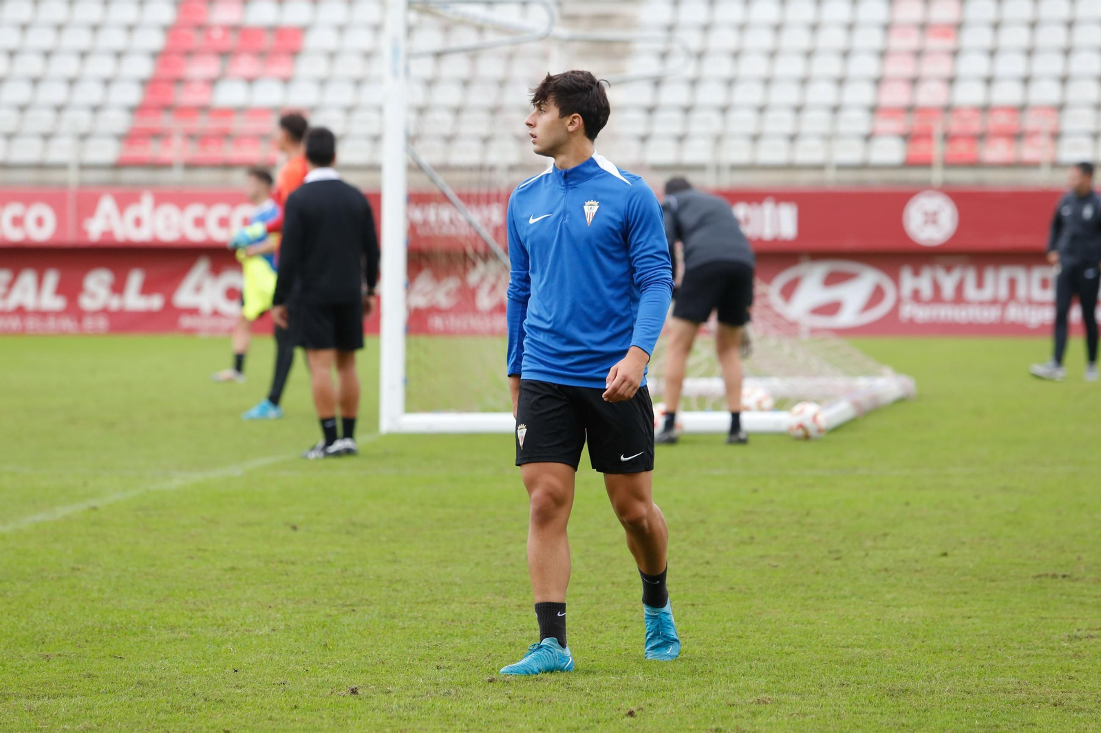 El entrenamiento del Algeciras CF antes de la visita al Recreativo de Huelva