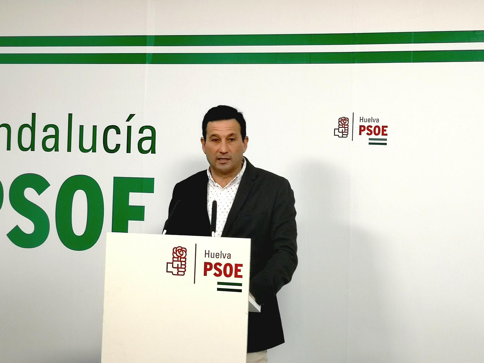 Ezequiel Ruiz, en rueda de prensa.
