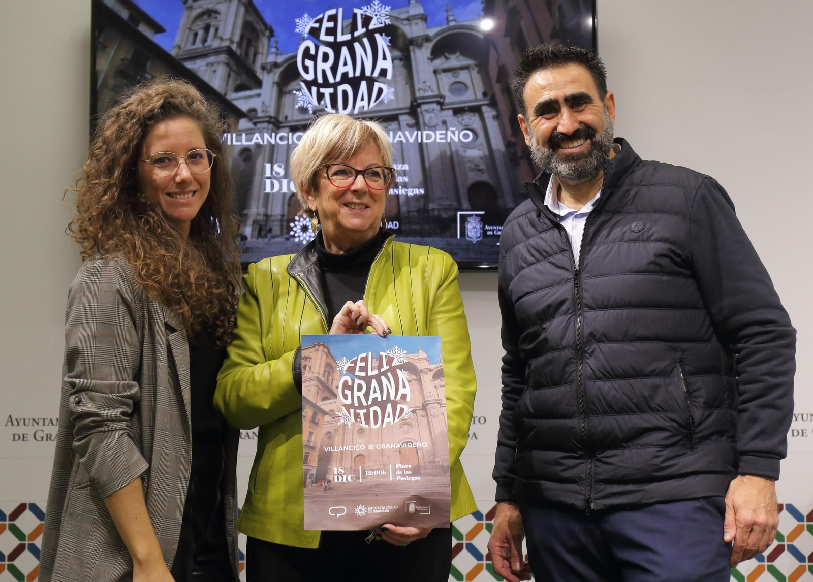 Granada celebra sus luces de Navidad con un flashmob