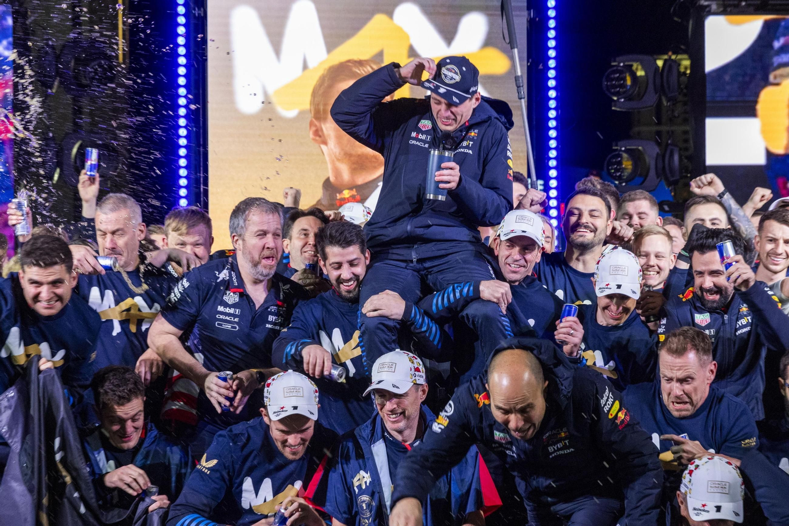 Las fotos del título mundial de Verstappen en Las Vegas