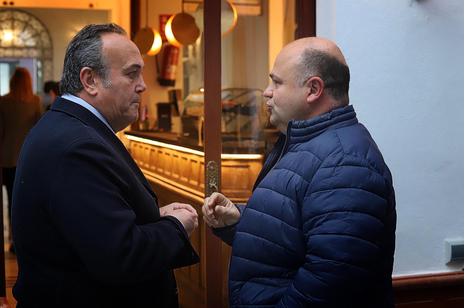 Imágenes de la tertulia cofrade "El Aguaó" de Huelva Información