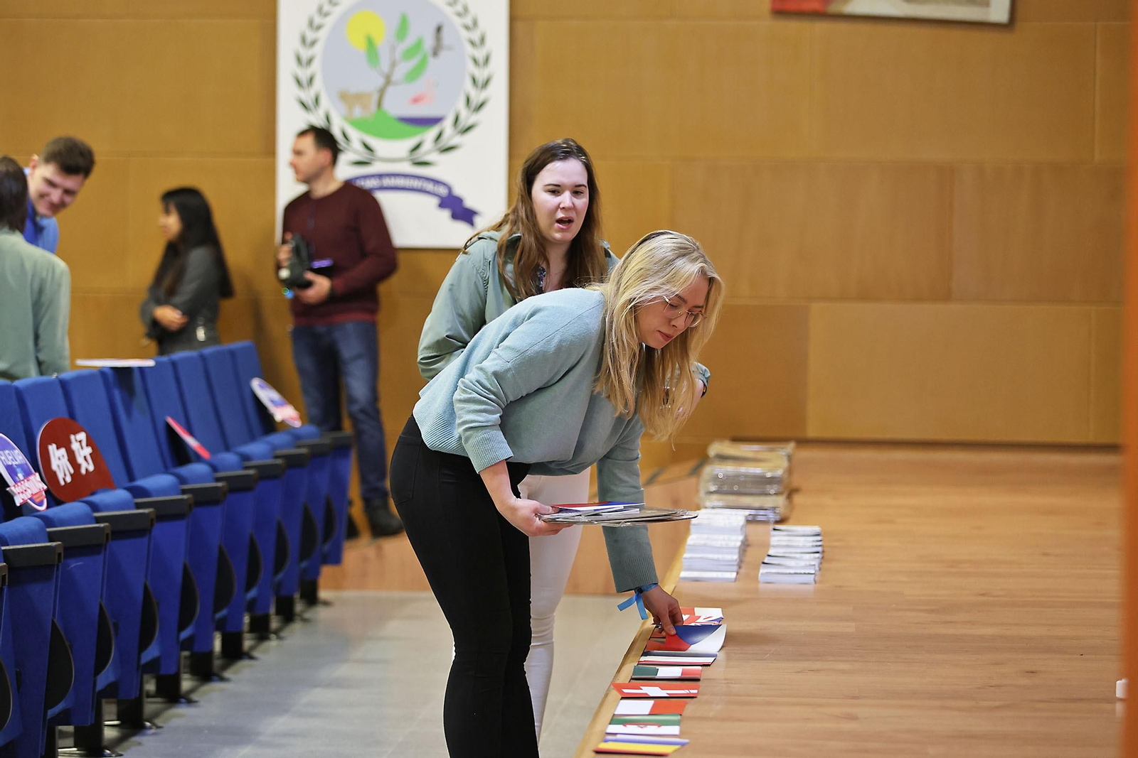 Imágenes de la Welcome Ceremony para dar la bienvenida al alumnado Erasmus que estudiará en la UHU