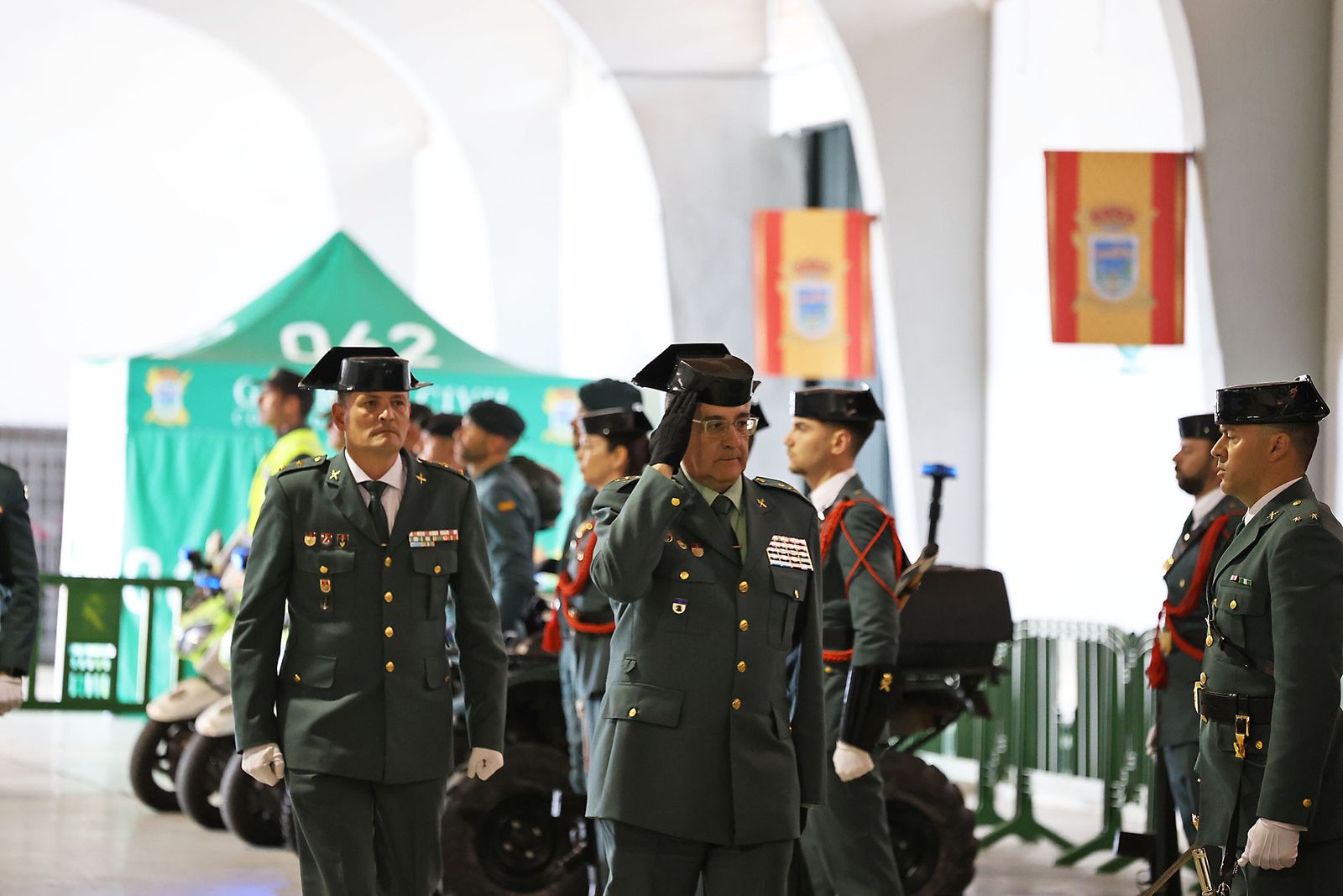 Imágenes de la jura del cargo de Julio Serrano Checa como Jefe de la Comandancia de la Guardia Civil de Huelva