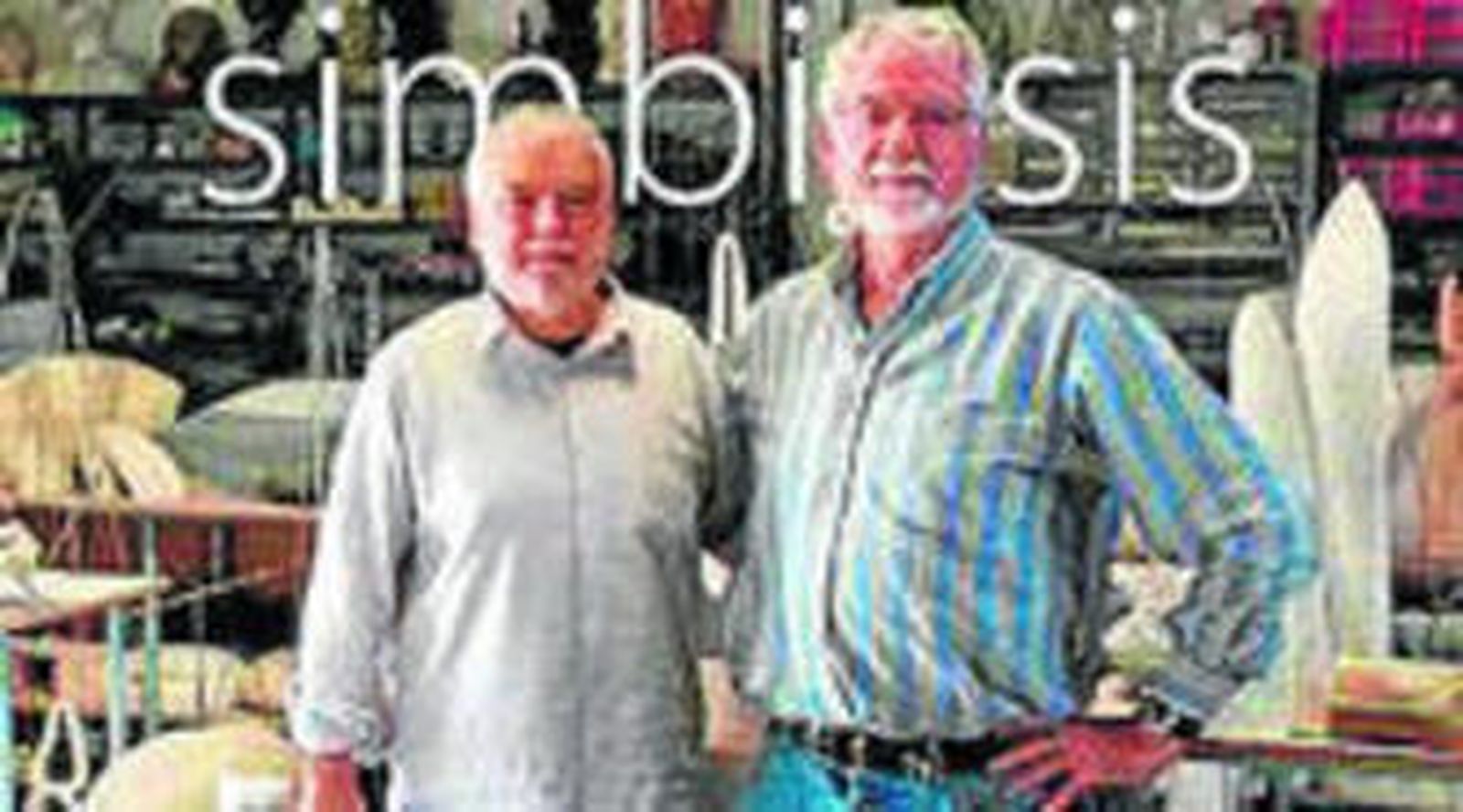 Manolo Cano y Sylvian Marc, en la imagen promocional de la muestra.